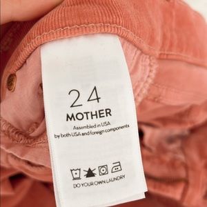 ANTHROPOLOGIE MOTHER corduroy flare pants size 24